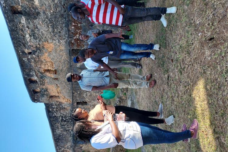 MOHERE STUDENTS AT FORT JESUS-OLD TOWN MOMBASA