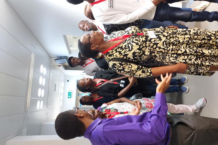 MOHERE STUDENTS AT WELLCOME TRUST KEMRI LABORATORY