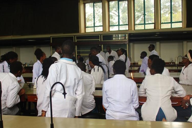 Medical Laboratory  students Practical 2020 at PHPT lab