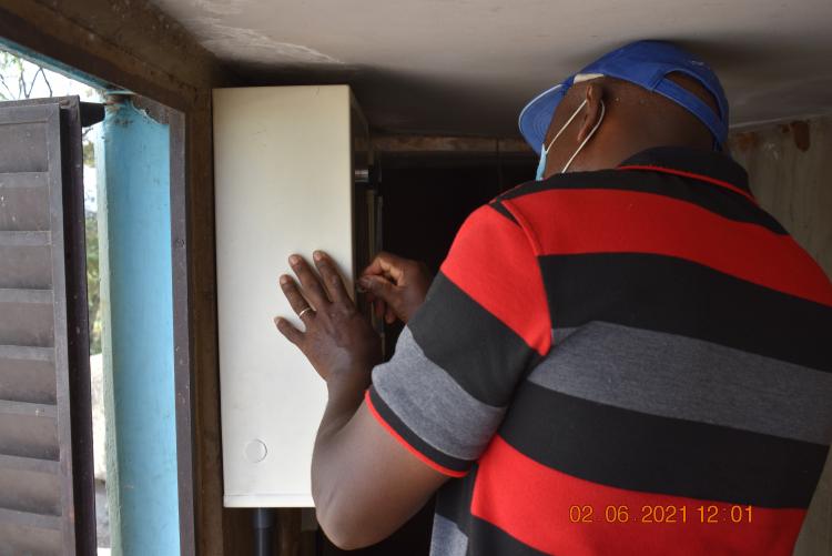 Repair of cold room at the cost of Ksh1.4 Million funded by HORN Project