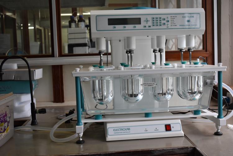 Tablet Dissolution Tester in MRC Laboratory
