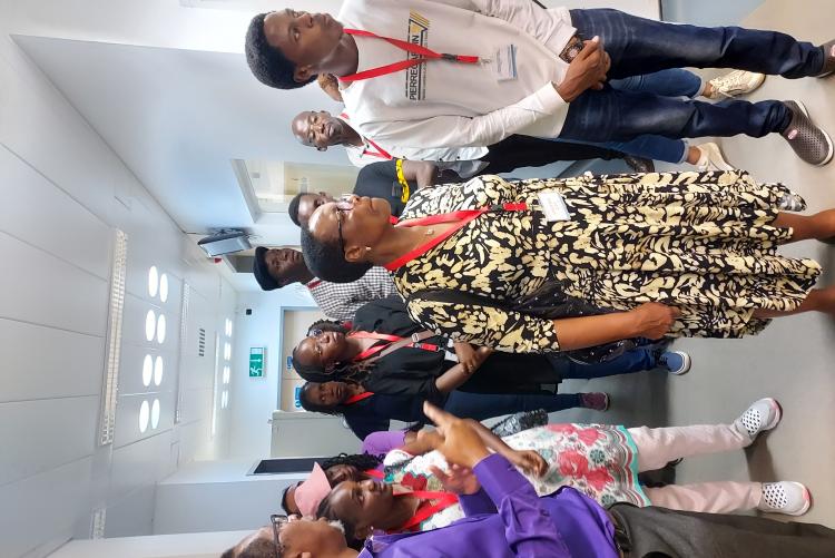 MOHERE STUDENTS AT WELLCOME TRUST KEMRI LABORATORY